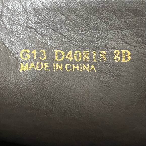 NEW Cole Haan Gray Leather & Suede Patchwork Adler Riding Boots Size 8 - Picture 7 of 7